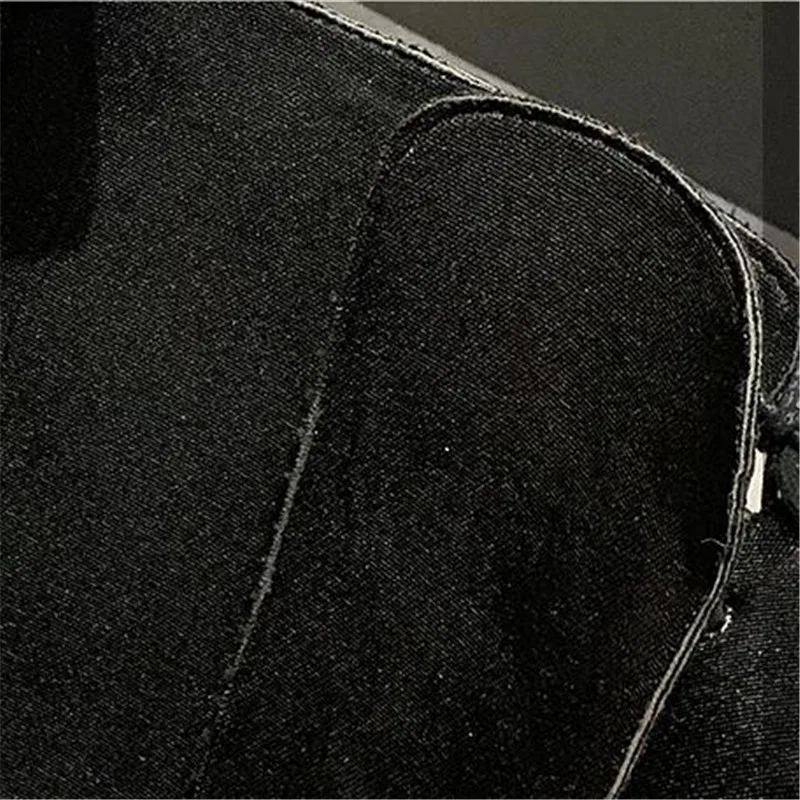 Fashion Sexy Women's Lace-Up Knees High Long Boots Bling Rhinestone Leather Platform Martin Boots Black Silver Zapatos Drop Ship