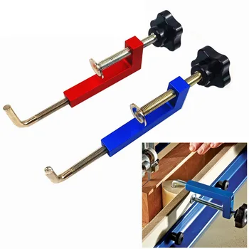 

2pcs Fence Clamp Set Aluminum alloy Woodworking Fixing Clips Universal
