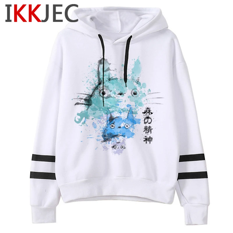 Женская толстовка с капюшоном Totoro Studio Ghibli Harajuku Kawaii забавная рисунком Ullzang Miyazaki Hayao