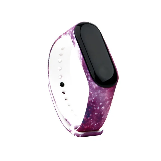 Graffiti style Strap For XiaoMi Mi Band 3 4 5 6 Silicone Wrist Strap For XiaoMi MiBand 6 sports strap for mi band 5 3 4 bracelet C13