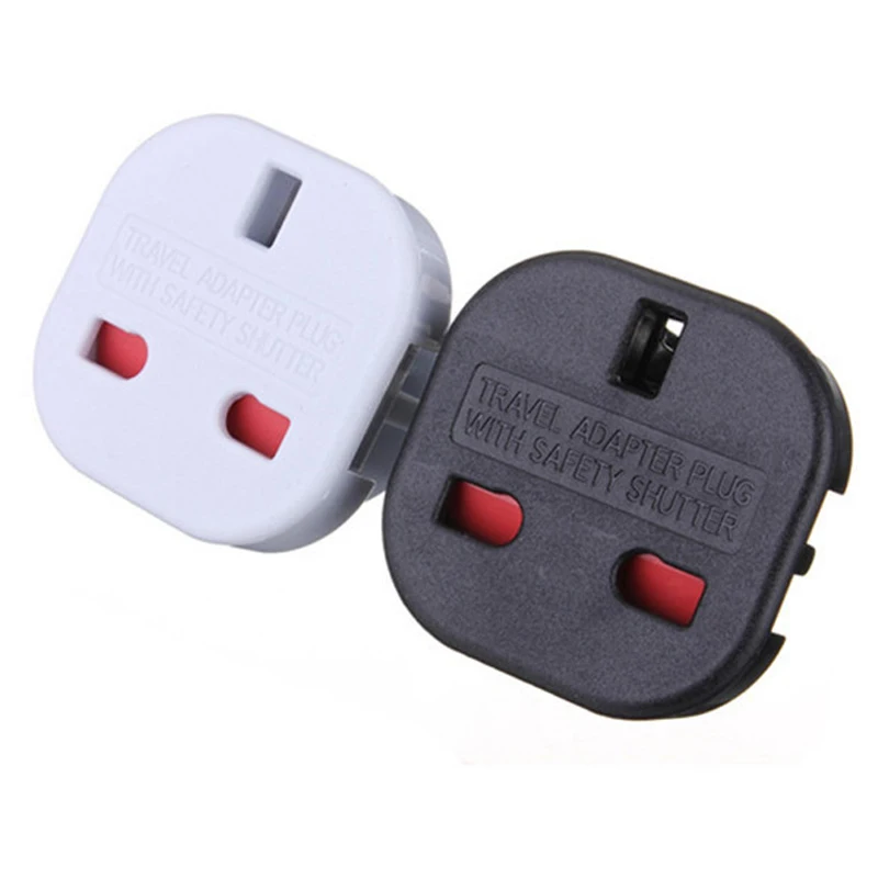 EU Plug Adapter 16A 10A UK to EU Travel Adapter Converter 2 Round Socket Universal Euro To UK AC Wall Socket Plug 4.0mm 1pcs plug adapter ac adapter