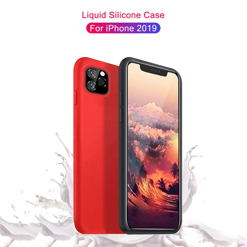 Оригинальный жидкий чехол для iphone 11 pro 2019 силиконовый мягкий ударопрочный X aifon XS
