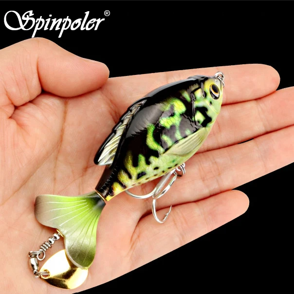 Spinpoler 1 шт. Щука Рыболовная Приманка VIB Topwater искусственные жесткие приманки 3D тела
