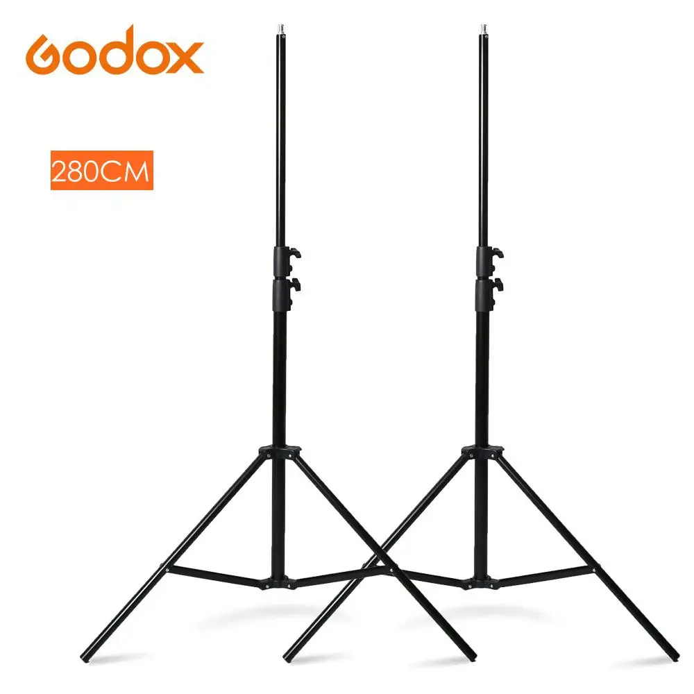 2* Godox 280 см 2,8 м 9FT Pro сверхмощный светильник, подставка для Френеля, вольфрамовый светильник, ТВ-станция, студийный фото-студийный штатив - Цвет: Синий