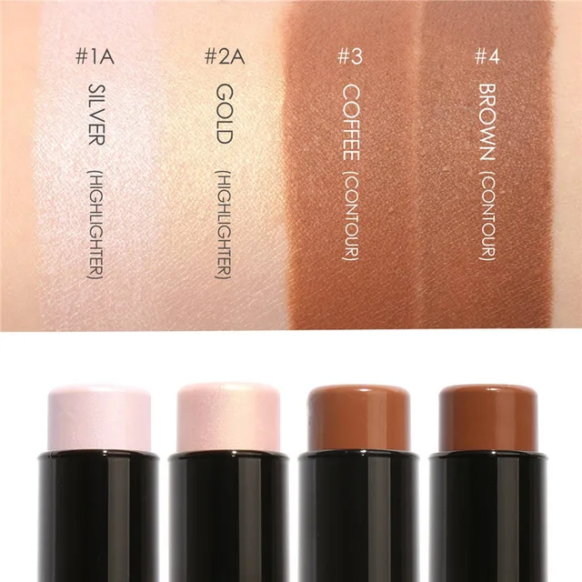 Highlighter Stick Contouring Bronzer For Face Shimmer Water proof Face Concealer Brighten Makeup Glow Highlighter Stick