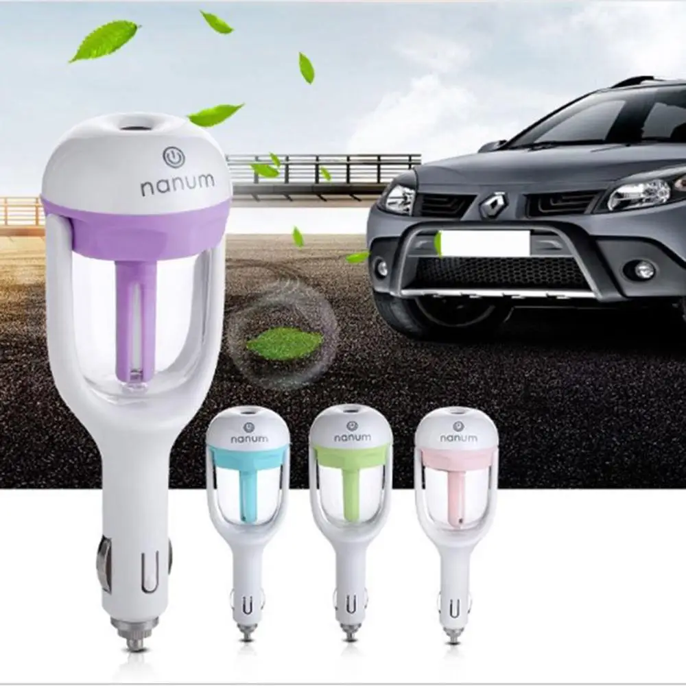 Портативный дорожный автомобиль увлажнитель Автомобильный USB отрицательный ионный Ароматерапия очиститель Nano Автомобильный Воздушный Распылитель диффузоры воздуха