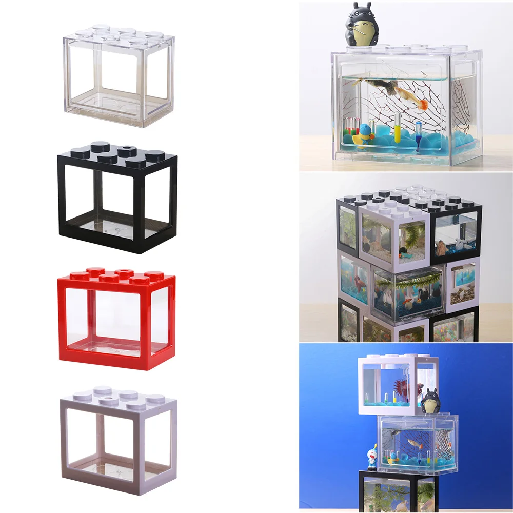 Betta Fighting Cylinder цилиндрический мини аквариум строительный блок аквариумный