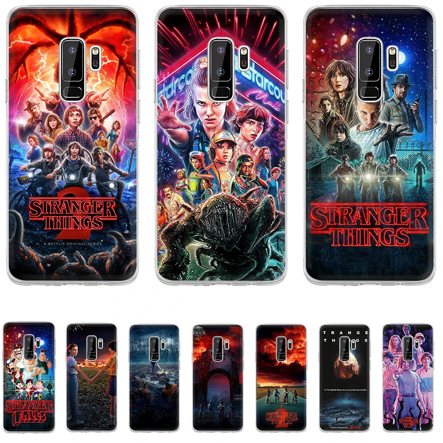 

Phone Case TPU For Samsung A5 A6 A7 A8 A9 A10 A20 A30 A40 A50 A60 A70 Cover Stranger Things