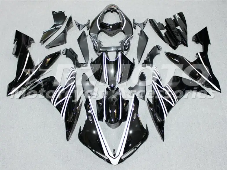 ABS Литье Мотоцикл Обтекатели наборы подходят для Yamaha YZF-1000-R1 2004 2005 2006 04 05 06 обтекатель кузова набор черный холодный