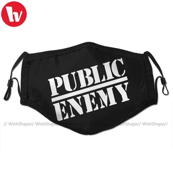 

Public Enemy Mouth Face Mask Public Enemy Facial Mask Cool Fashion with 2 Filters for Adult