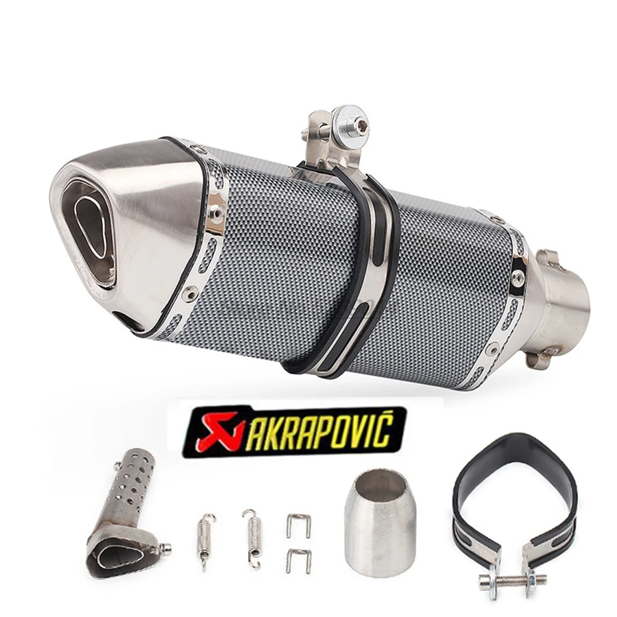 Akrapovic мотоциклетная выхлопная труба Moto Escape глушитель дБ killer для выхлопа спорта Cb 300 Cbr1000Rr выхлопная углеродная выхлопная труба