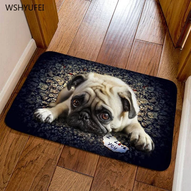 dog bathroom mat