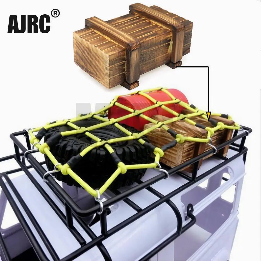 

AJRC RC Rock Crawler 1:10 Decorative Accessories Axle Box Wooden Box SCX10 D90 D110 Tamiya TRX-6 G63 Traxxas TRX-4 RC Car Truck