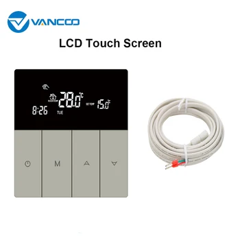 

Vancoo LCD Touch Screen Smart Temperature Control Floor Heating Electric Thermostat-220V 16A