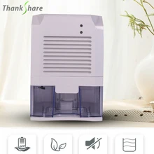 Осушитель воздуха THANKSHARE, осушитель воздуха, USB, 800 мл, совместим для дома, ванной, офиса, поглощающий автомобиль, мини-осушитель воздуха, электрическое охлаждение, 5 В/2 А
