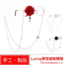 Стимпанк стеклянная рамка Лолита сделать мертвых diablo восстановление древних способов с аниме периферийной розой