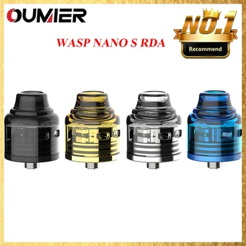 

Original Oumier Wasp Nano S Dual-Coil RDA Atomizer wi/ 25mm Diameter 5ml Capacity Tank Fit 510 Thread Gen S/Swag 2 Mod Vaporizer