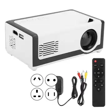 

M1 Portable Mini LED Projector 1080P HD HDMI USB AV Pocket Home Theater Media Player 100-240V New