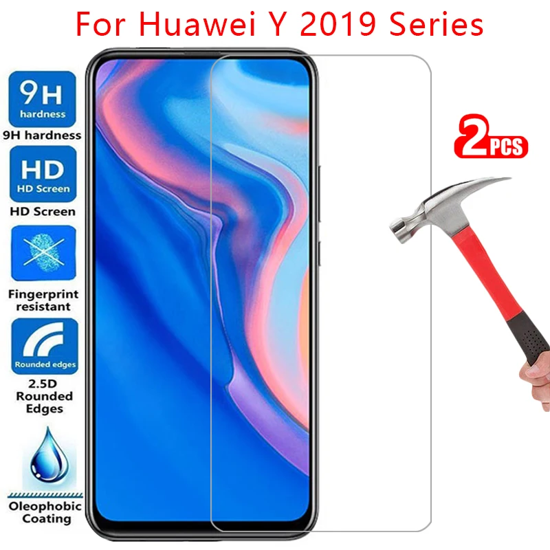 Закаленное стекло для защиты экрана huawei y5 y6 y7 pro y9 prime 2019 чехол y 5 6 7 9 5y 6y 7y 9y