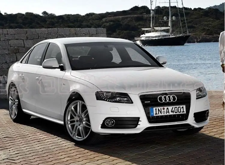 Подходит для Audi A4 B8 углеродное волокно туман абажур 08-09 модифицированный углеродное волокно противотуманная фара дымоход противотуманная фара коробка