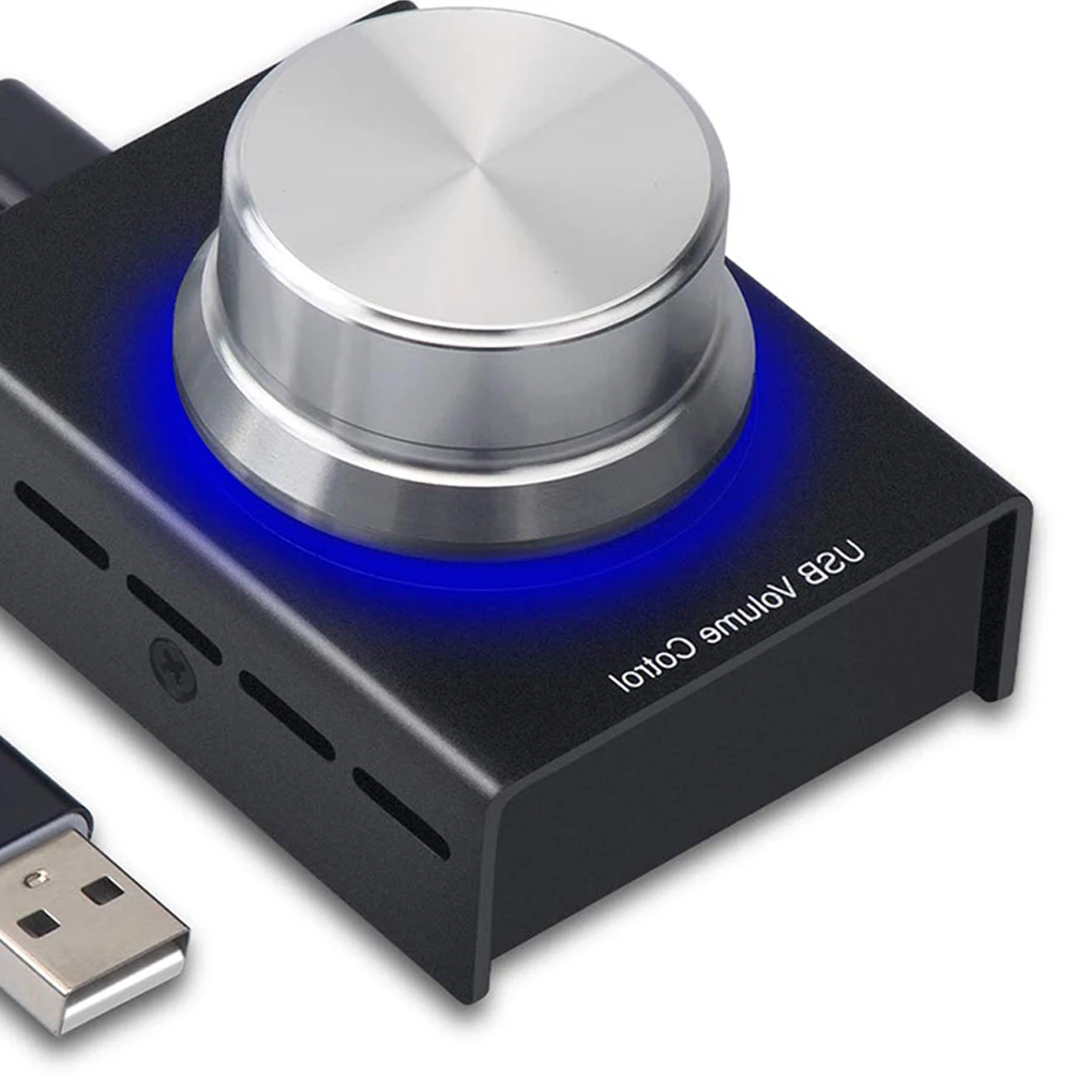 USB регулятор громкости компьютерный динамик аудио регулятор громкости Лер регулятор громкости с одним ключом для Android/Linux