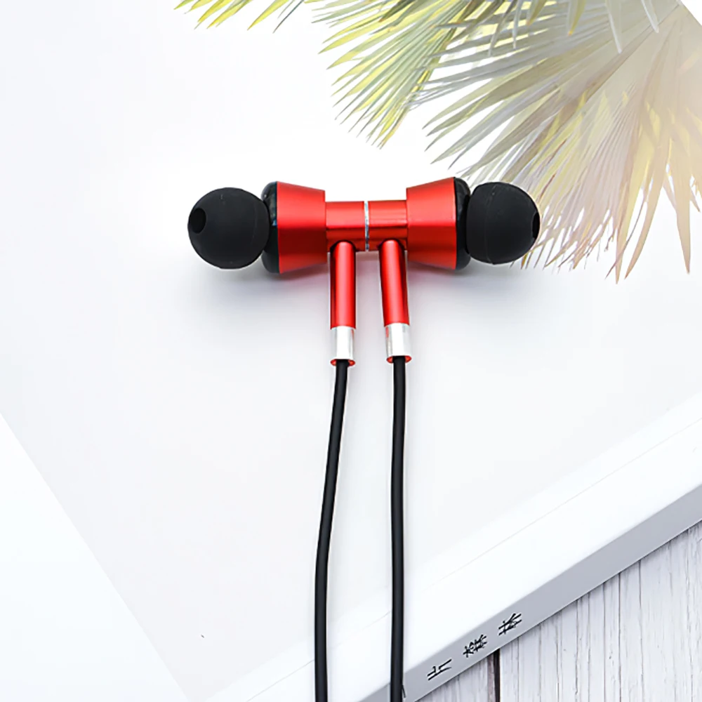 Wireless Bluetooth Earphone V5 0 Hanging Neck Sports HD Stereo For iPhone Huawei Universal Magnetic Headsets Earbuds Handsfree