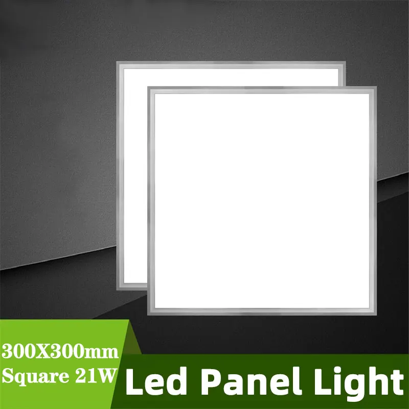 Square Led Panel Light 220v Recessed Ceiling Lamp 21w Office Lighting Fixture Ceiling Panels 30x30 For Living Room _ - AliExpress Mobile