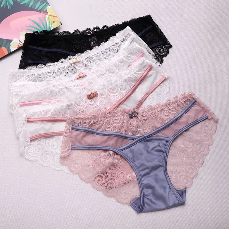 SP &amp CITY Ice Silk прозрачное кружевное женское нижнее белье вышитые женские