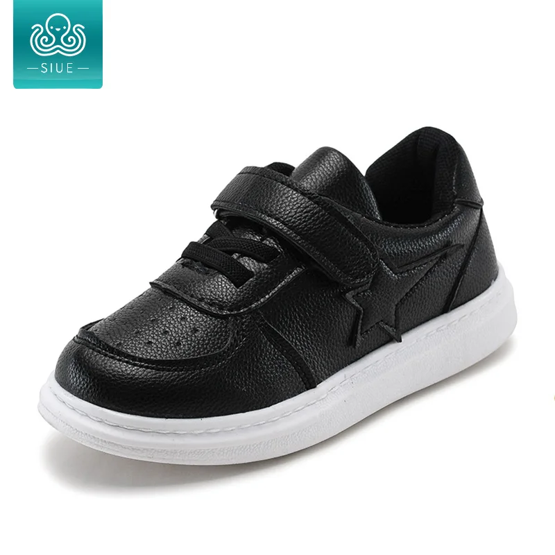 

Boys' and girls' small white shoes sports shoes 2020 spring new products: shell head board shoes for middle and big children's l