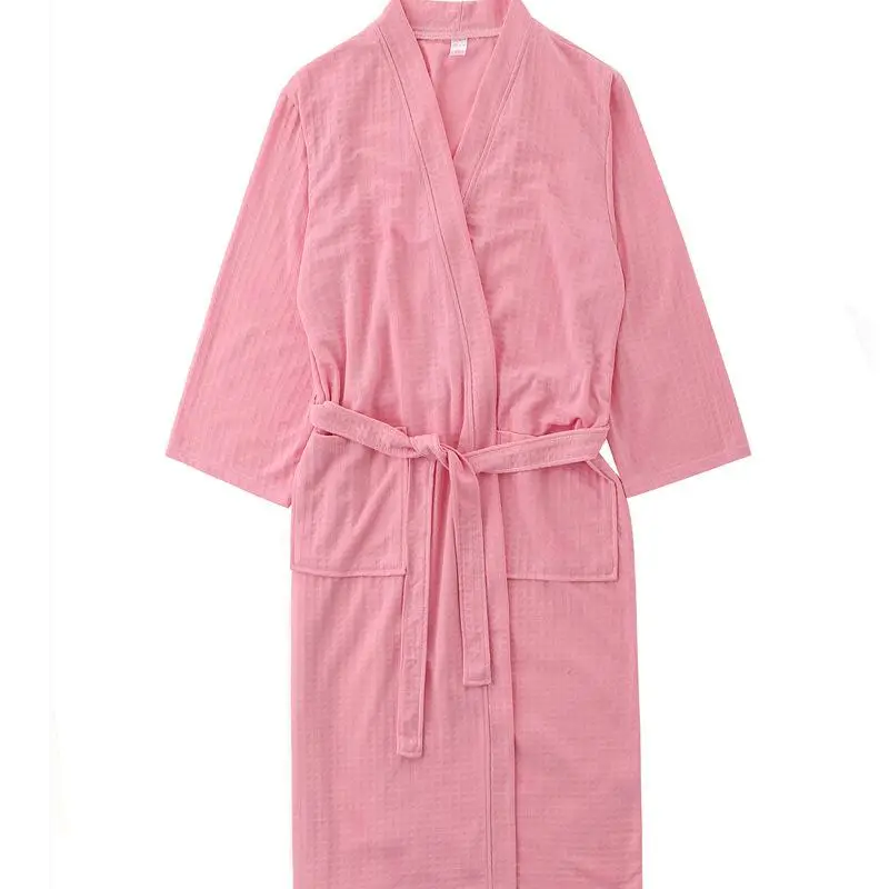 Весенне-осенняя Домашняя одежда; хлопковое кимоно для влюбленных; короткая домашняя одежда; ночная рубашка; Повседневная Мягкая домашняя одежда; халат - Цвет: Men7