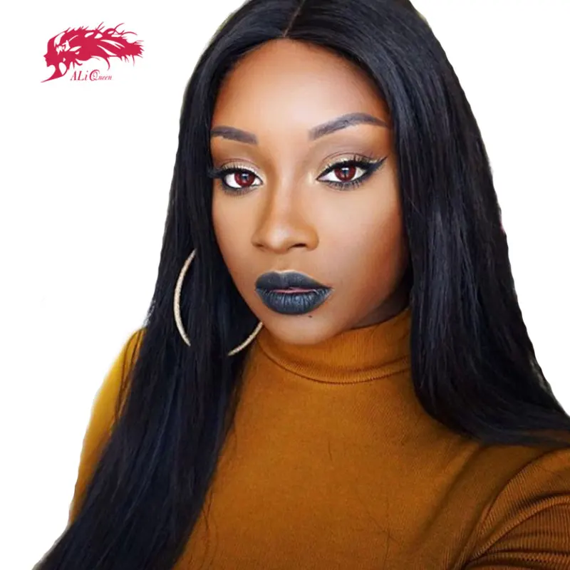 

613 Blonde Straight Full Lace Human Hair Wigs With Baby Hair 8-26 Natural Color One Cut Brazilian Virgin Hair Wig