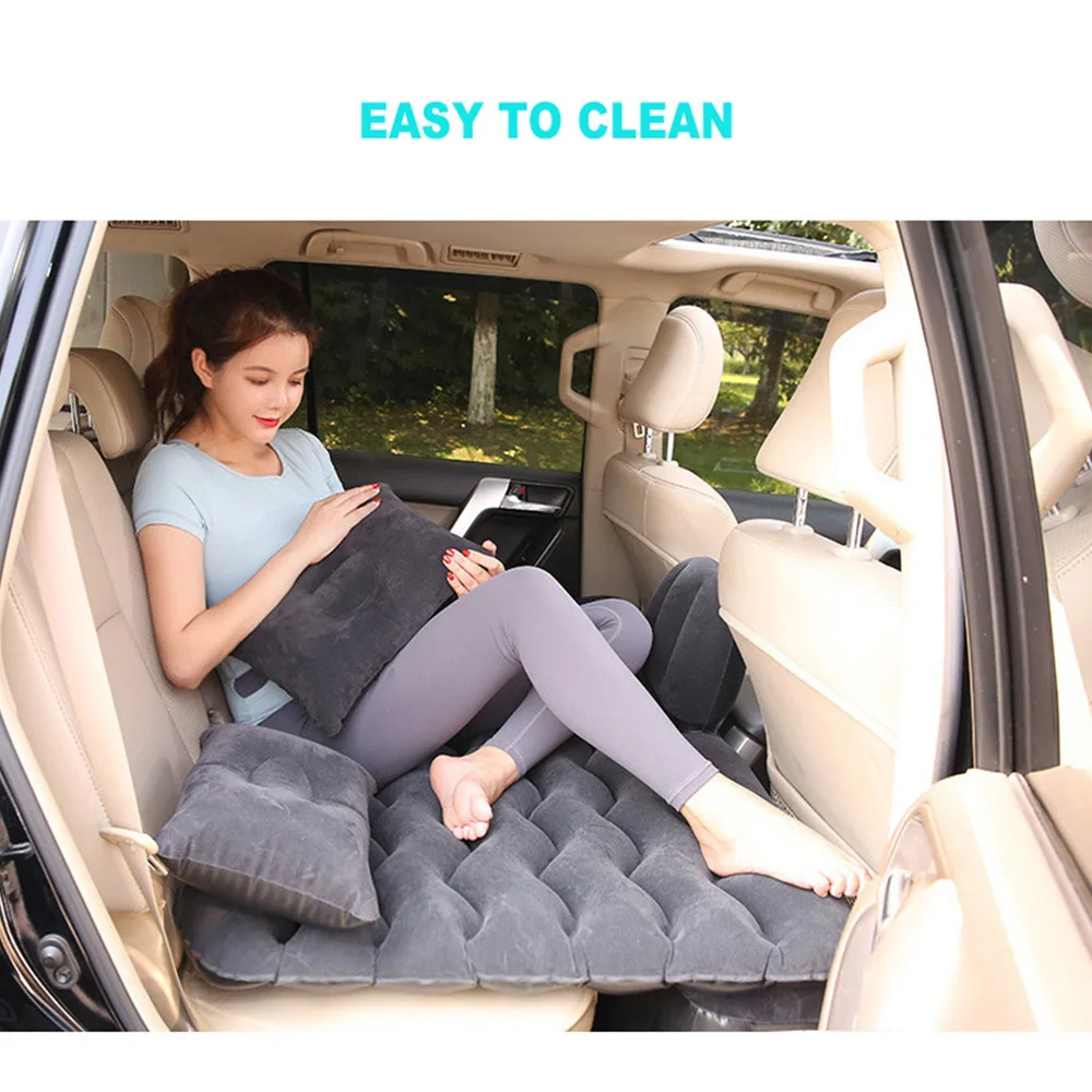 Car Inflatable Mattress Universal for Car Rear Back Seat Multi Functional Sofa Pillow Outdoor Camp Cushion Travel Bed