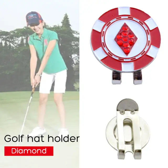 Зажим для кепки для игры в гольф прочный практичный сплав случайный цвет C523 клуб знак Спорт мяч для гольфа маркер портативный Открытый