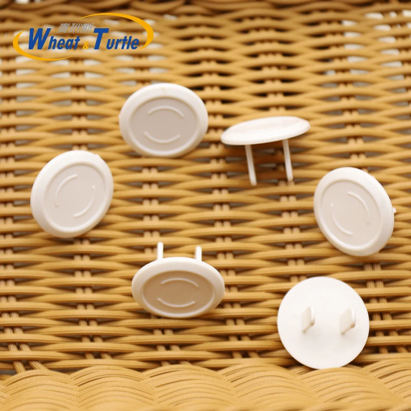 Socket Covers 6pc US Socket Anti Electric Shock Plugs Protector Cover Cap Power Electrical Outlet Baby Children Safety Guard Protection