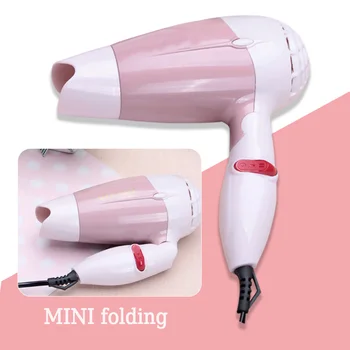 

1000W Mini Foldable Hair Dryers Blower Traveller Household Professinal Electric Hair Blow Dryer Low Noise Quick Dry AC 220V
