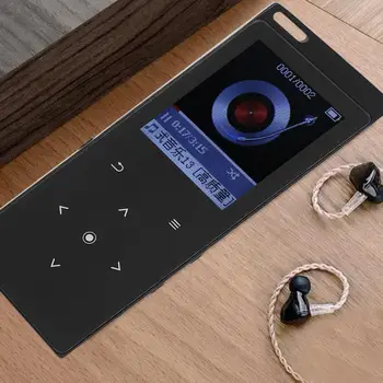 

Bluetooth 4.1 MP3 Player Built-in Speaker Portable Mini MP3 Music Player Voice Recorder Black with TF Card Slot Earphones