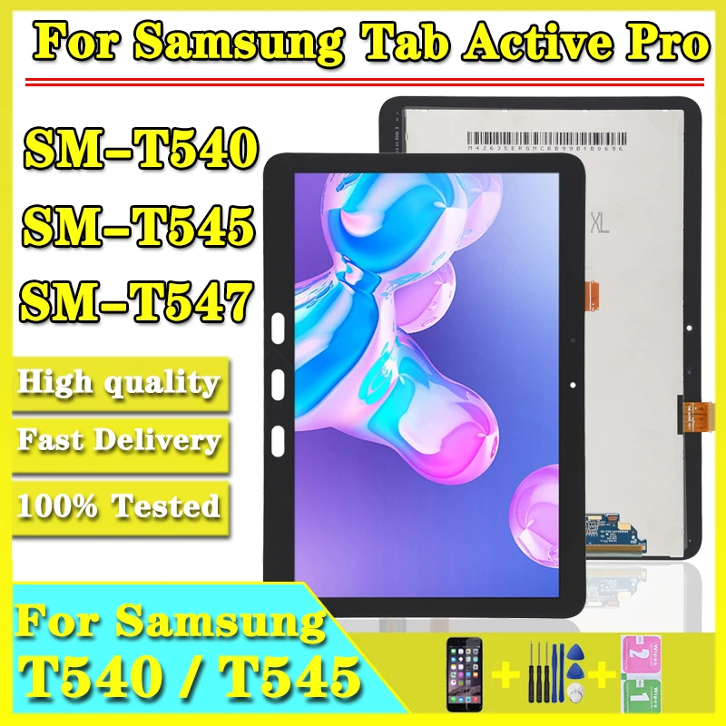 ЖК-дисплей 10 1 дюйма для Samsung Galaxy Tab Active Pro SM-T540/T545/T547 ЖК-экран и дигитайзер полная