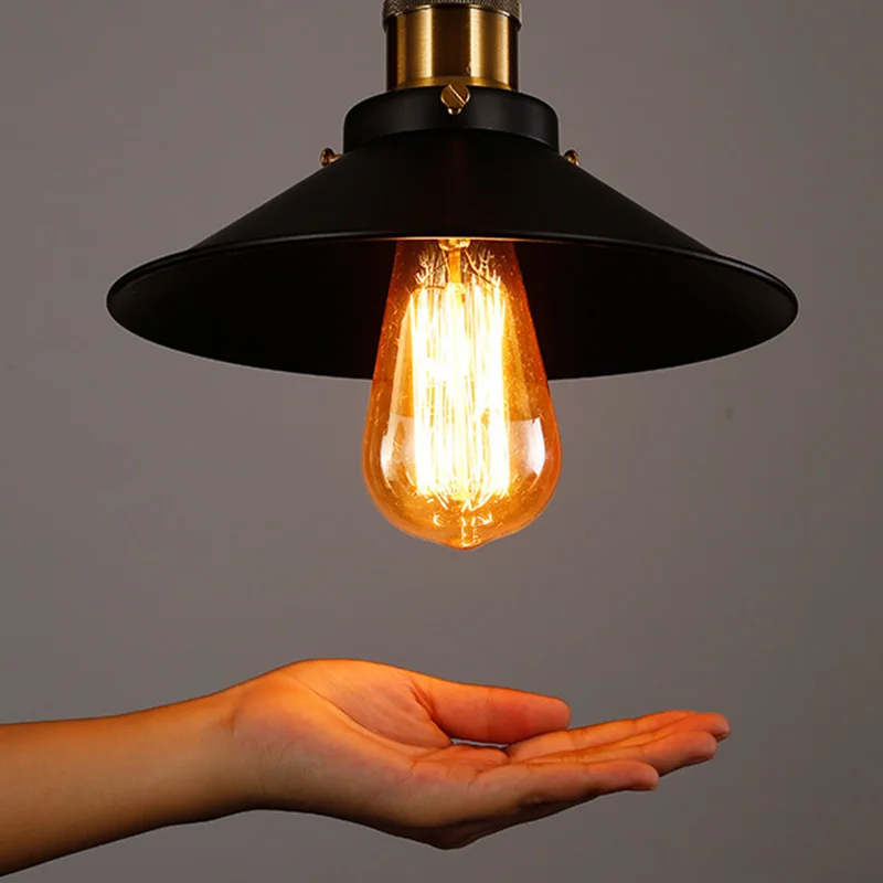 

Industrial Retro Vintage Flush Mount Light Metal Pendant Light E27 High Quality