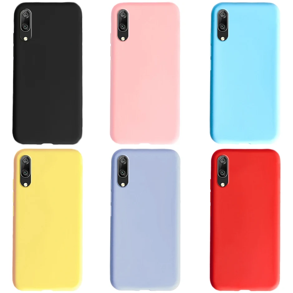 Силиконовый чехол карамельных цветов для Huawei Y7 Pro 2019, чехол для телефона, мягкая задняя крышка из ТПУ для Huawei Honor Y7 PRO 2019, y7Pro 2019, чехол