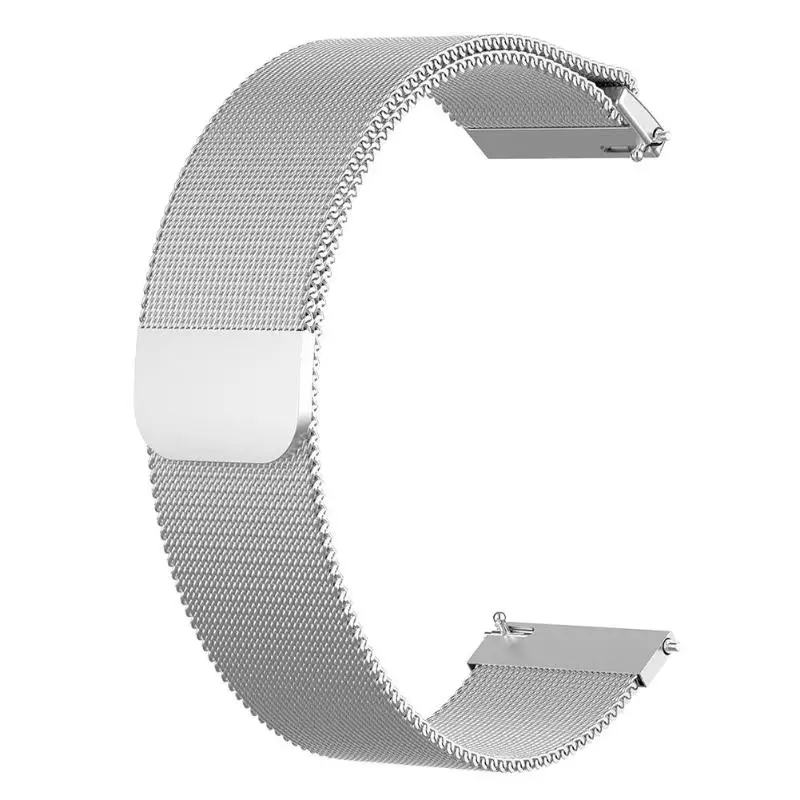 Sliver 18 мм металлический браслет из нержавеющей стали для Xiaomi Millet смарт-ремешок Ремешок для смарт-часов - Цвет ремешка: Sliver