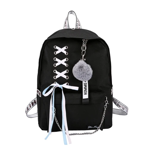 Style 1 - 1 bag-B Рюкзак для женщин сумка для студентов колледжа высокого качества большой емкости Оксфорд ткань женский школьный тренд личности путешествия - Цвет: Style 1 - 1 bag-B