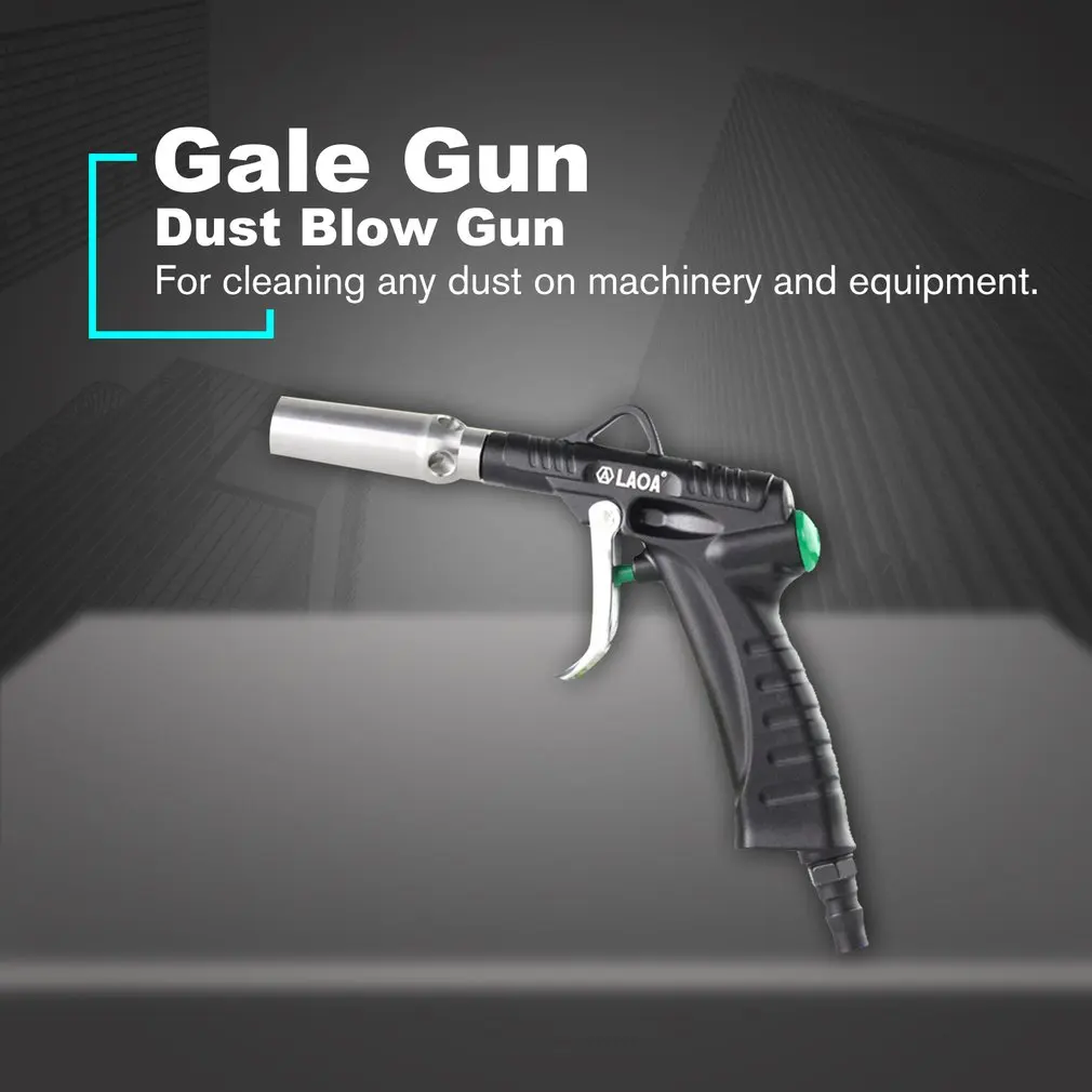 LAOA Aluminum Alloy Blow Gun Air Gun Adjustable Jet Gun Pneumatic High Pressure Dust Blow Gun Air Brush Sprayer Car Washer