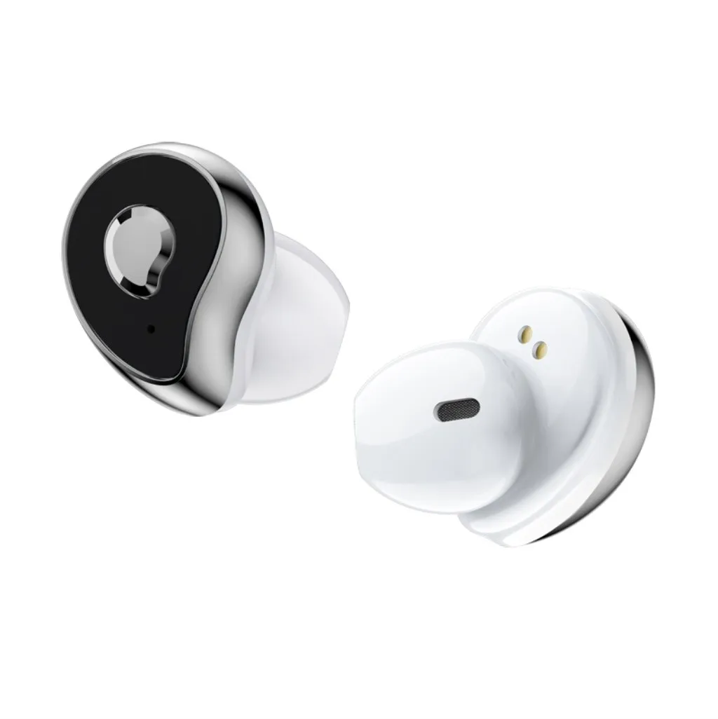 mosunx Bluetooth 5.0 Wireless Headset Stereo Headset with Portable Waterproof Built-in Microphone Wireless Bluetooth Headset