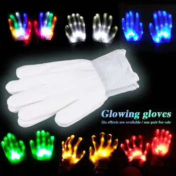 

LED Gloves Light Gloves LED Light Gloves Flashing Finger 1 Pair Fashion Super Bright Creative Glow Party Holiday Fun Home