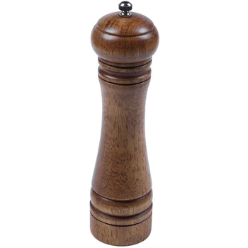 

Salt and Pepper Grinder – 2 pcs for Salt&Pepper Grinder, Ceramic Mill with Strong Adjustable Solid Wooden Grinder (8 inch)