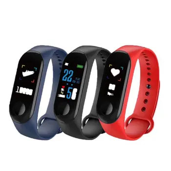 

M3s Smart Bracelet Color-screen IP67 Fitness Tracker blood pressure Heart Rate Monitor Smart band For Android IOS phone