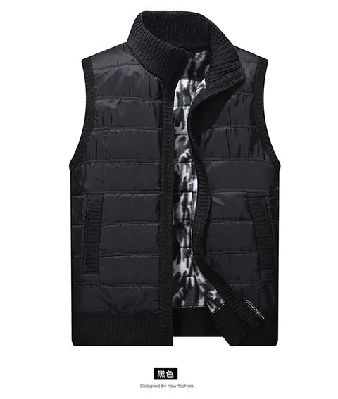 Newest Fashion Autumn Winter Men vest Coat Warm Sleeveless Jacket Casual Men Vest Coat Four-color Waistcoat