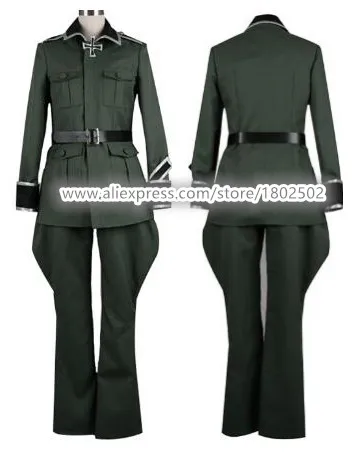 Аниме оси силы Hetalia APH Ludwig Германия Военная униформа косплей костюм