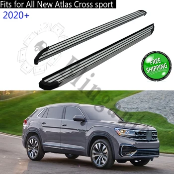 

Running board fits for V.olkswagen Atlas Cross sport 2020 side steps nerf bar car pedal side stairs side bar 2PCS