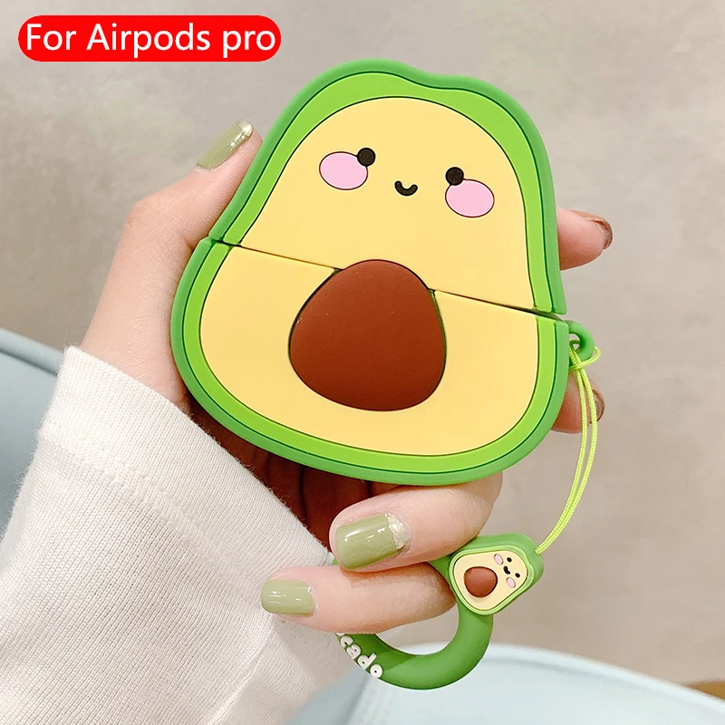 895 For Airpods Pro Милая коробка с фруктами, беспроводные Bluetooth наушники, чехлы для Apple Airpods pro, гарнитура, силиконовая защитная крышка, Airpods 1, 2, аксессуары - Цвет: 895 For Airpods Pro